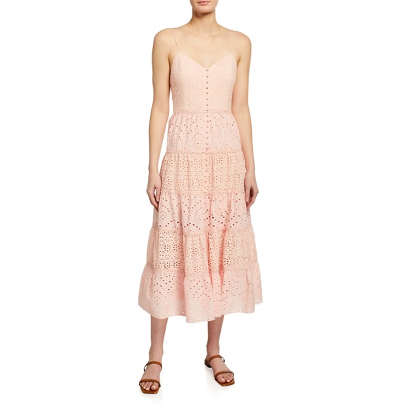 Alice + Olivia Dresses & Skirts - NWT $440 ALICE + OLIVIA Shanti Button-Front Tiered Maxi Dress in size 12!
